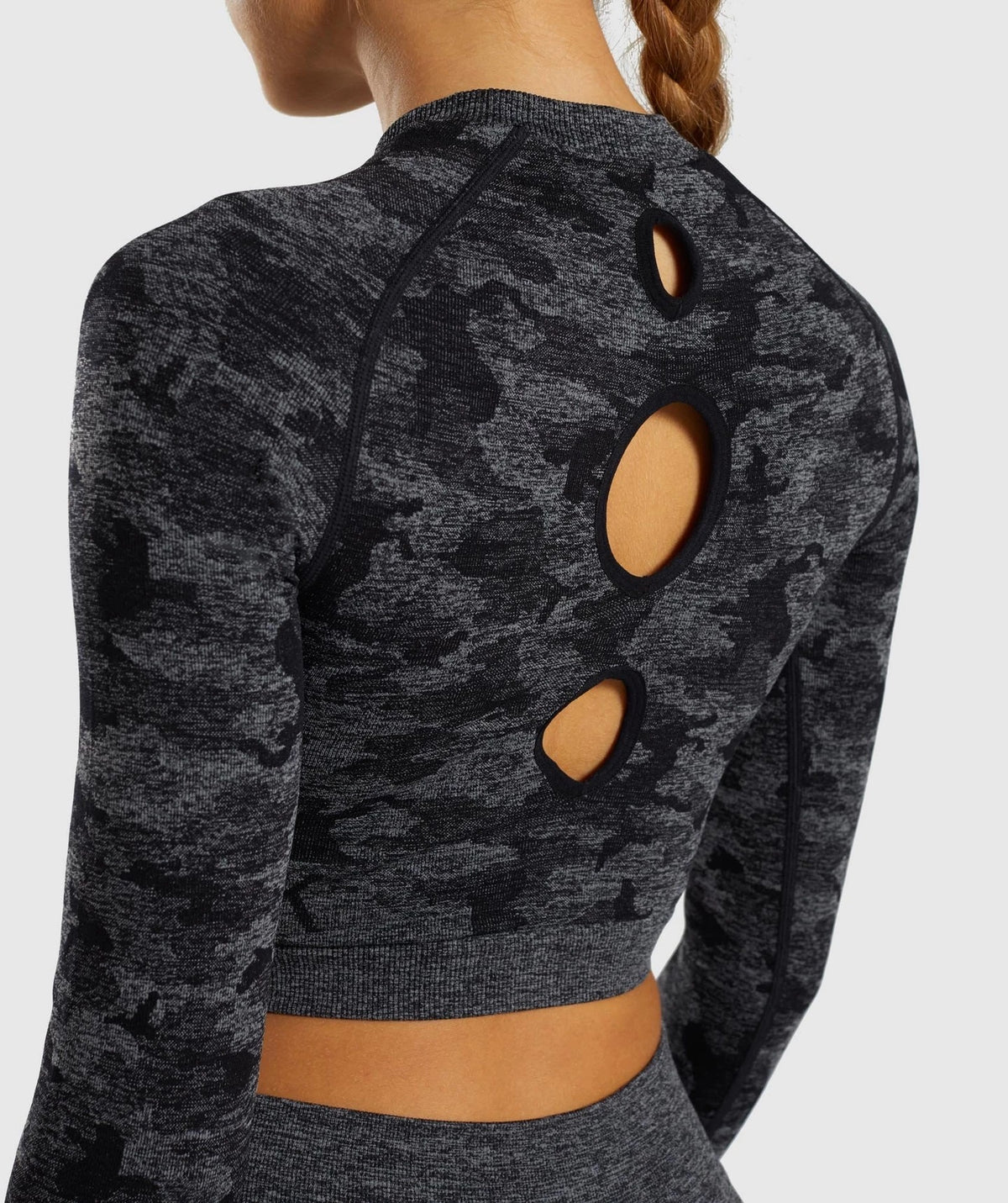 Camouflage seamless yoga top - Joyscore