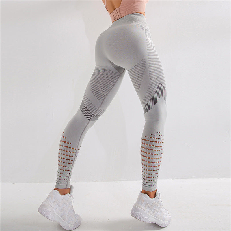 High waist pattern yoga pants