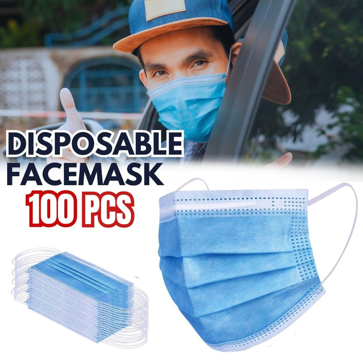 Protective Disposable Face Mask Cover - Joyscore