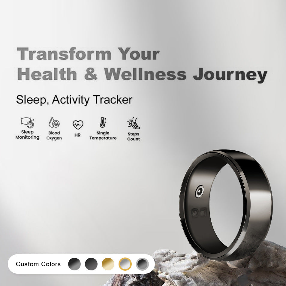 Health Monitoring Waterproof Bluetooth Ring - Joyscore