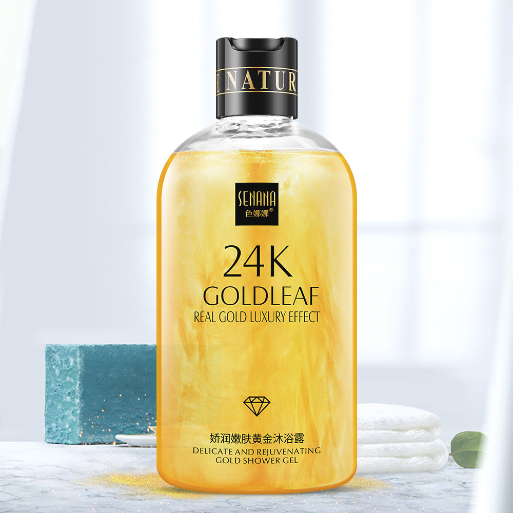 Deep Cleaning With 24k Gold Shower Gel