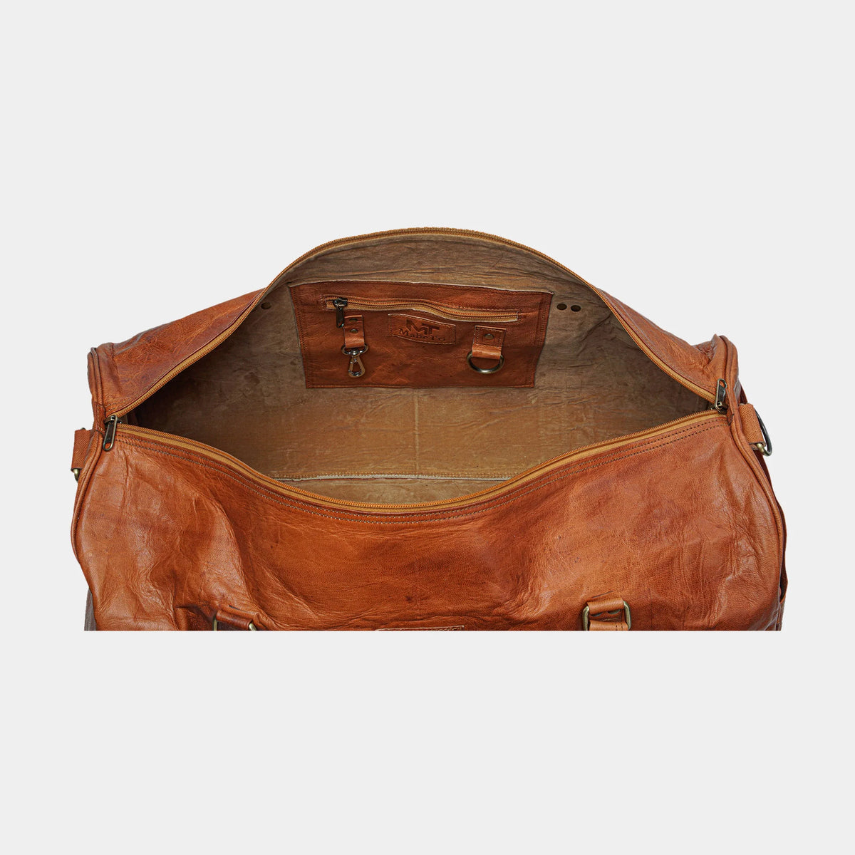 Leather Duffle Bag - Joyscore