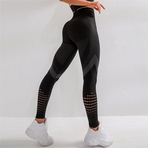 High waist pattern yoga pants