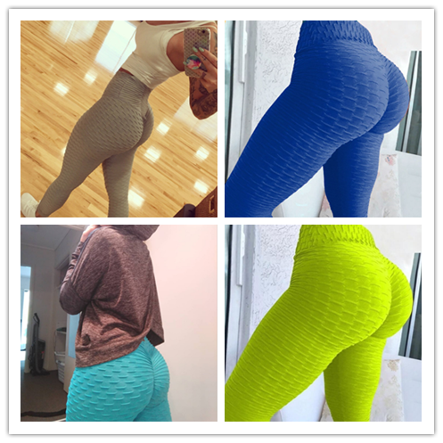 Booty Lifting Anti Cellulite Scrunch Leggings Without Pocket - Joyscore