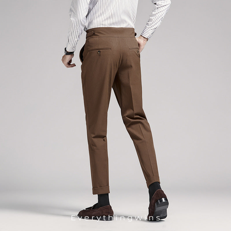 Men's Business Casual High Waist Pants