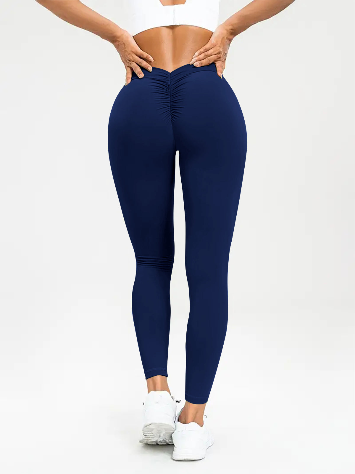 Women's Yoga Pants High Waist Lift High Elastic Tight Fitness Trousers - Joyscore