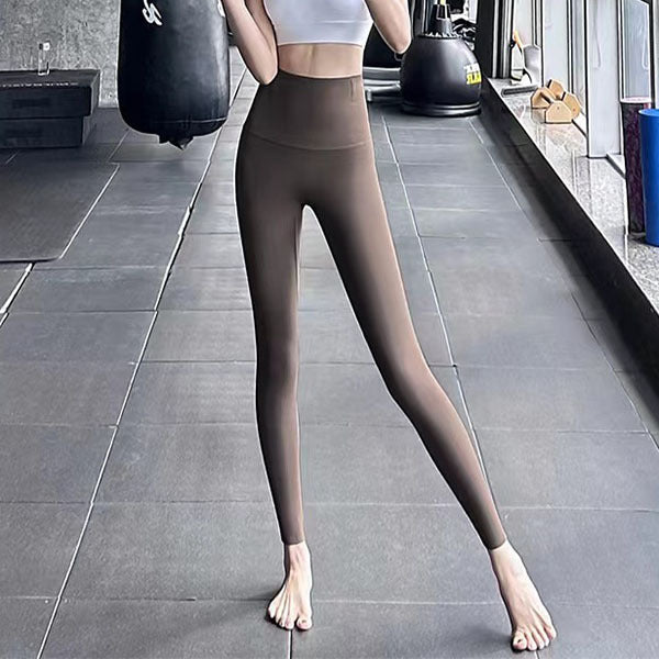 Fleece Thickened Leggings Winter -20 To 5 Shark Pants For Women High Waist Tight Skinny Tummy Control Buttocks Slimming Yoga Pants