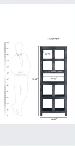 Cube Furniture Bookrack